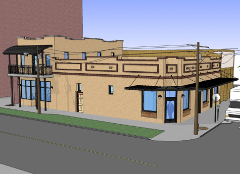 Historic Ybor City Project - Office Building - Concept Drawing 2
