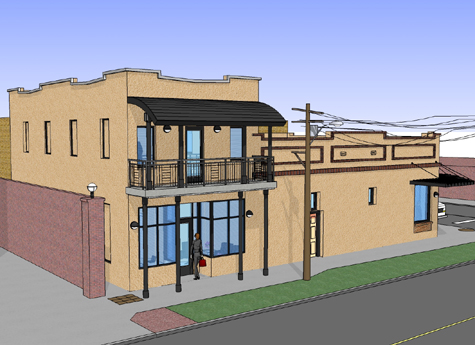 Historic Ybor City Project - Office Building - Concept Drawing 3