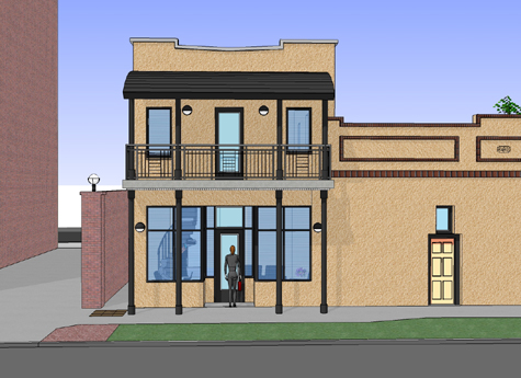 Historic Ybor City Project - Office Building - Concept Drawing 4
